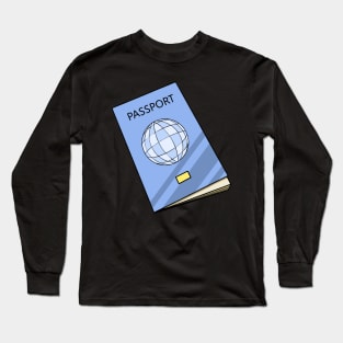 Passport Travel Vacation Holiday Flight Long Sleeve T-Shirt